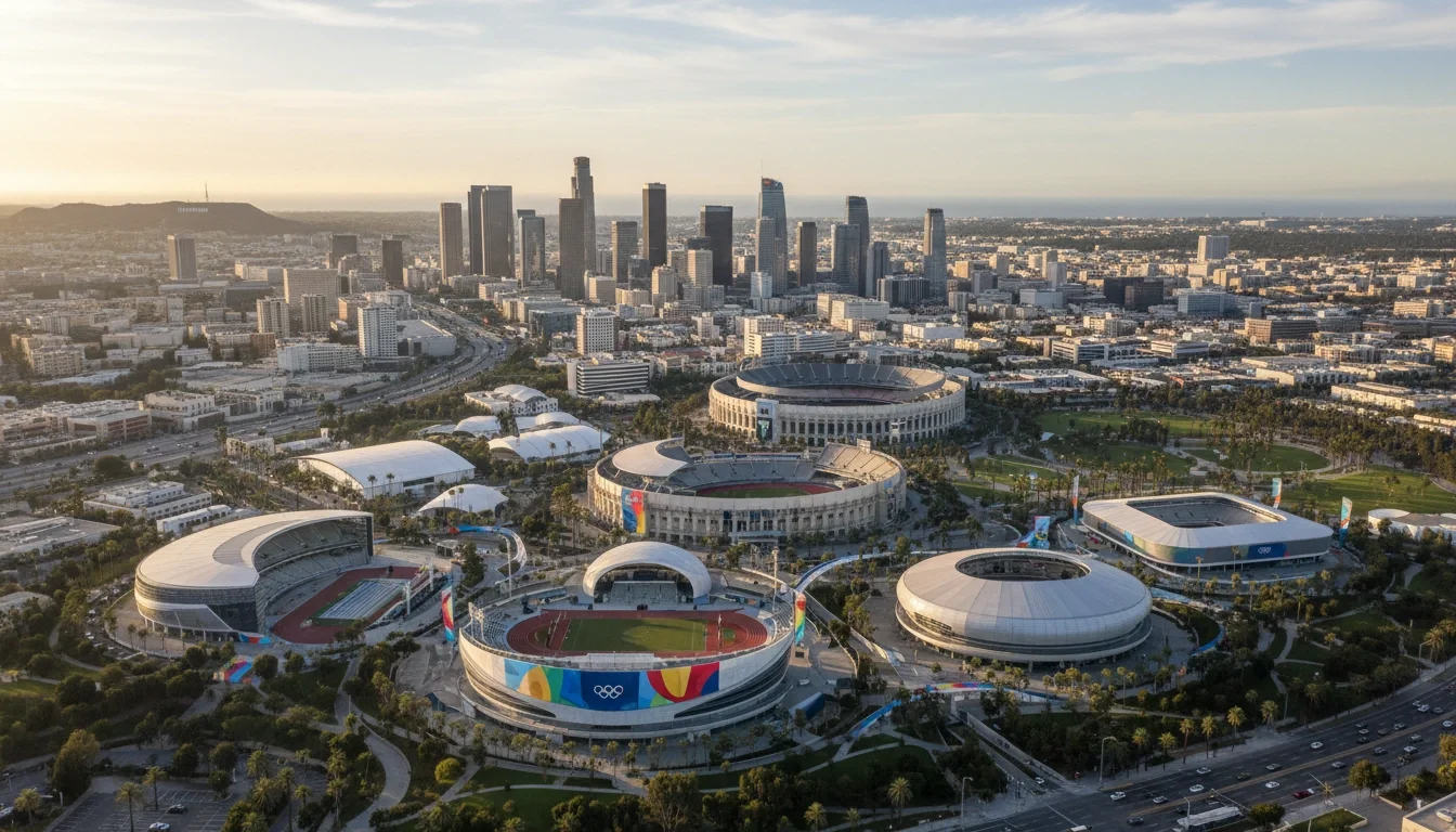 LA 2028 Olympic venues Los Angeles brand activation sites