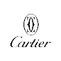 Cartier logo featuring an intertwined double C design above the brand name.