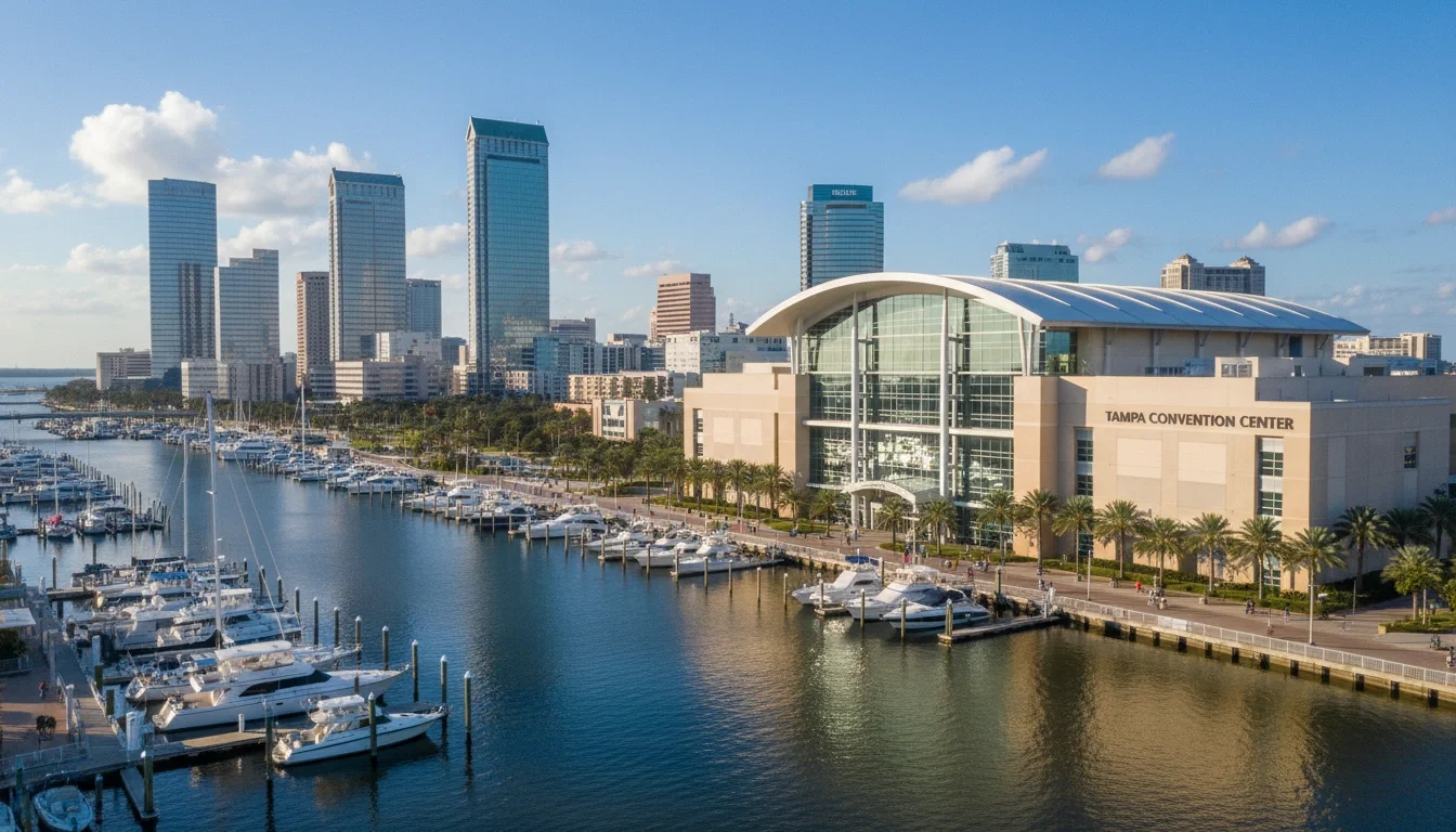 Tampa Convention Center exterior waterfront corporate event venue