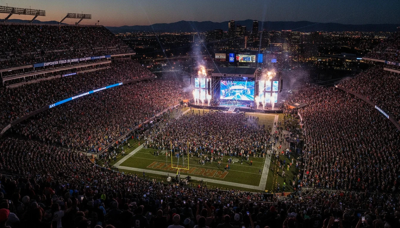 Empower Field at Mile High on a sold‑out event night, Denver, Colorado