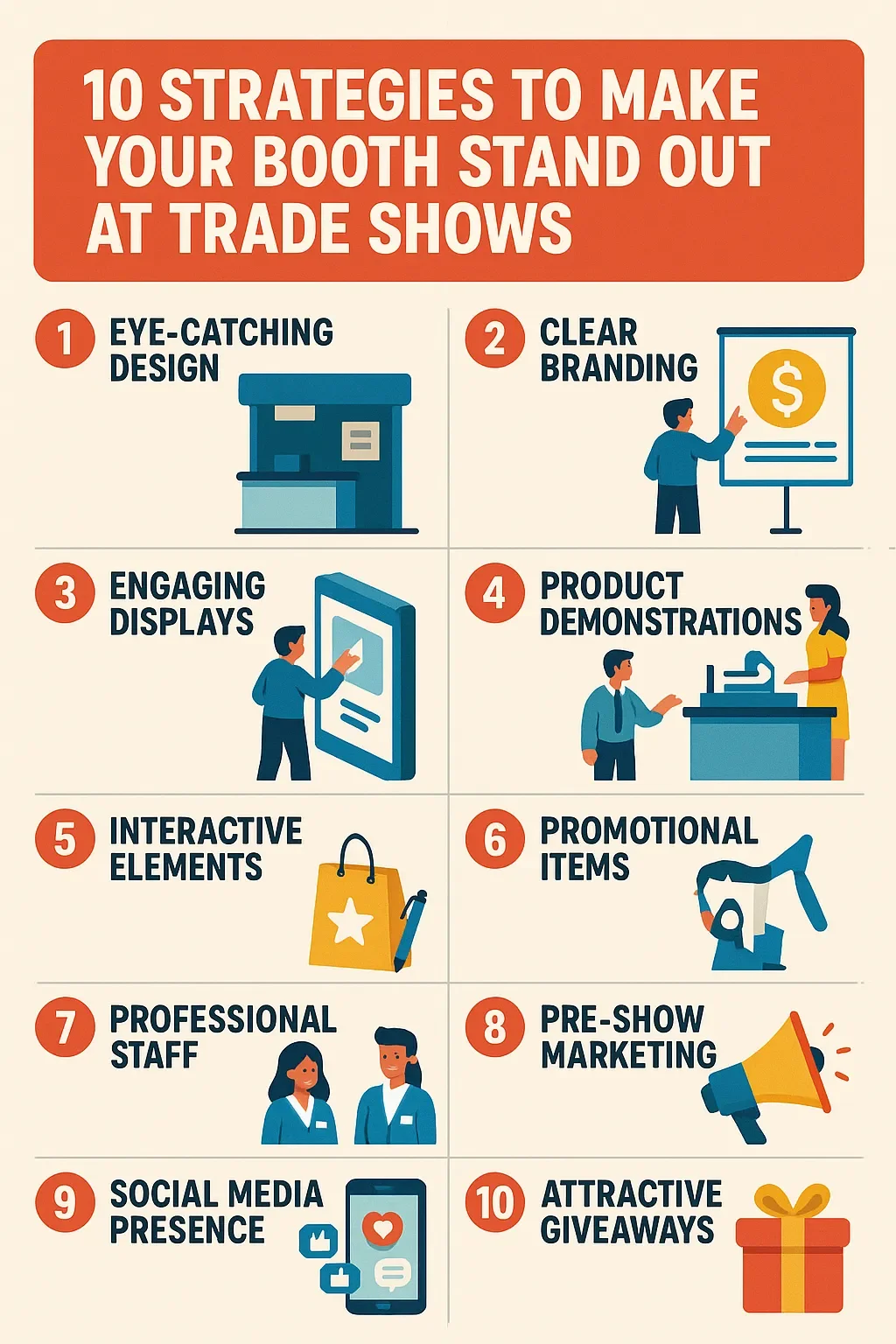10 strategies to make your booth stand out at trade shows