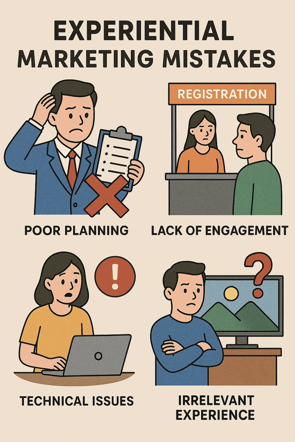 experiential marketing mistakes