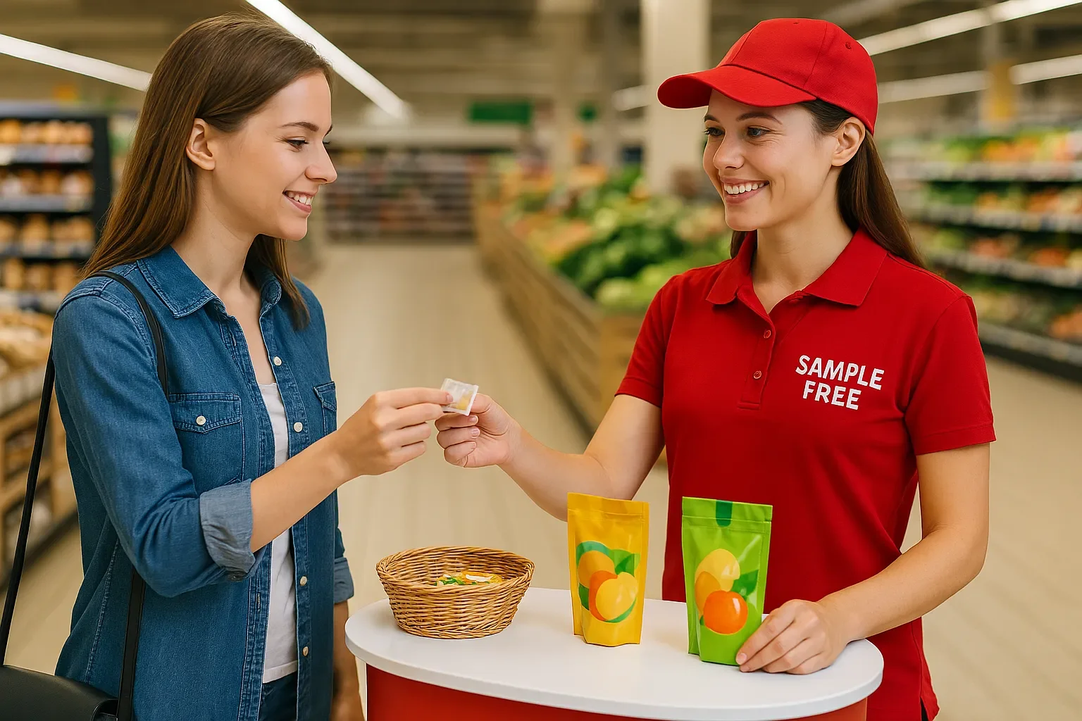 product sampling staff