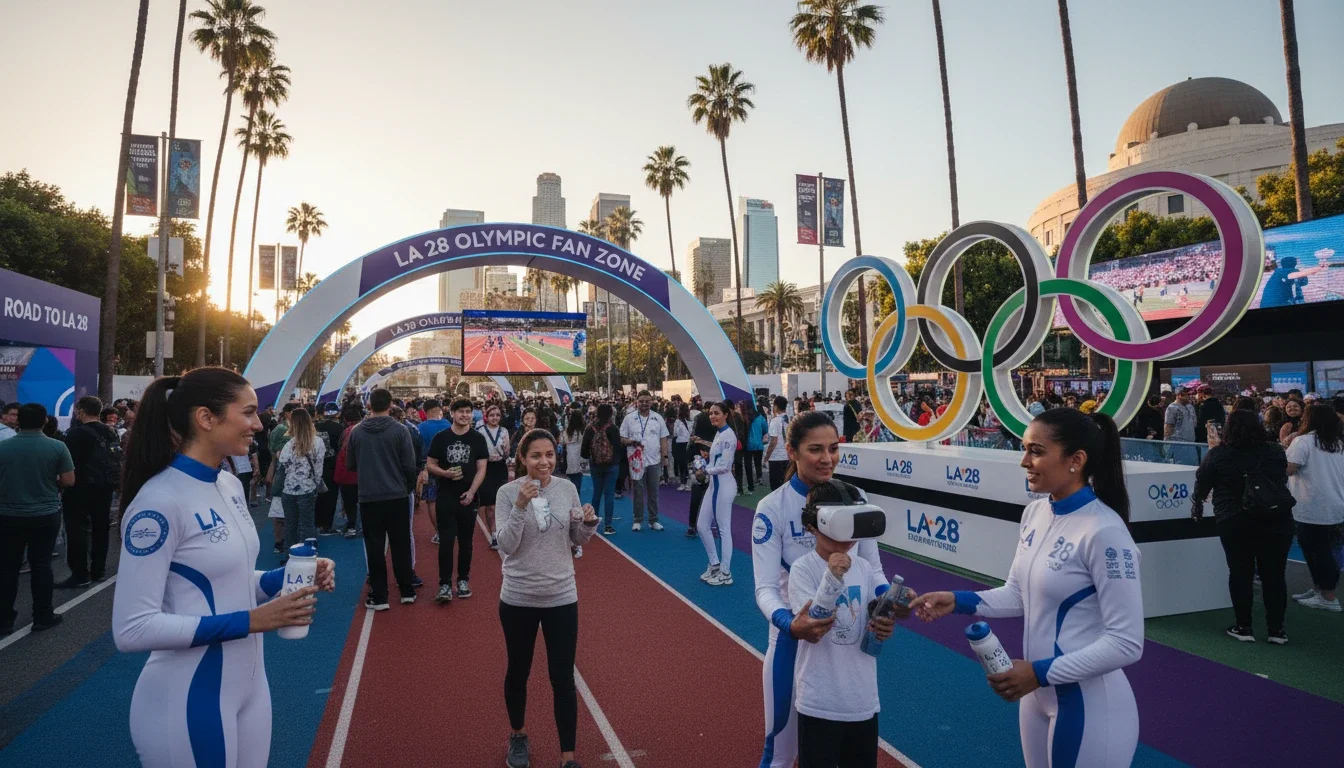 brand ambassador street team marketing near Olympic venue Los Angeles