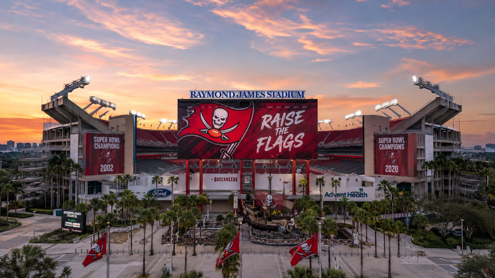 Large-scale concert crowd at Raymond James Stadium — professional event staff are essential for managing entry, VIP areas, and brand activations