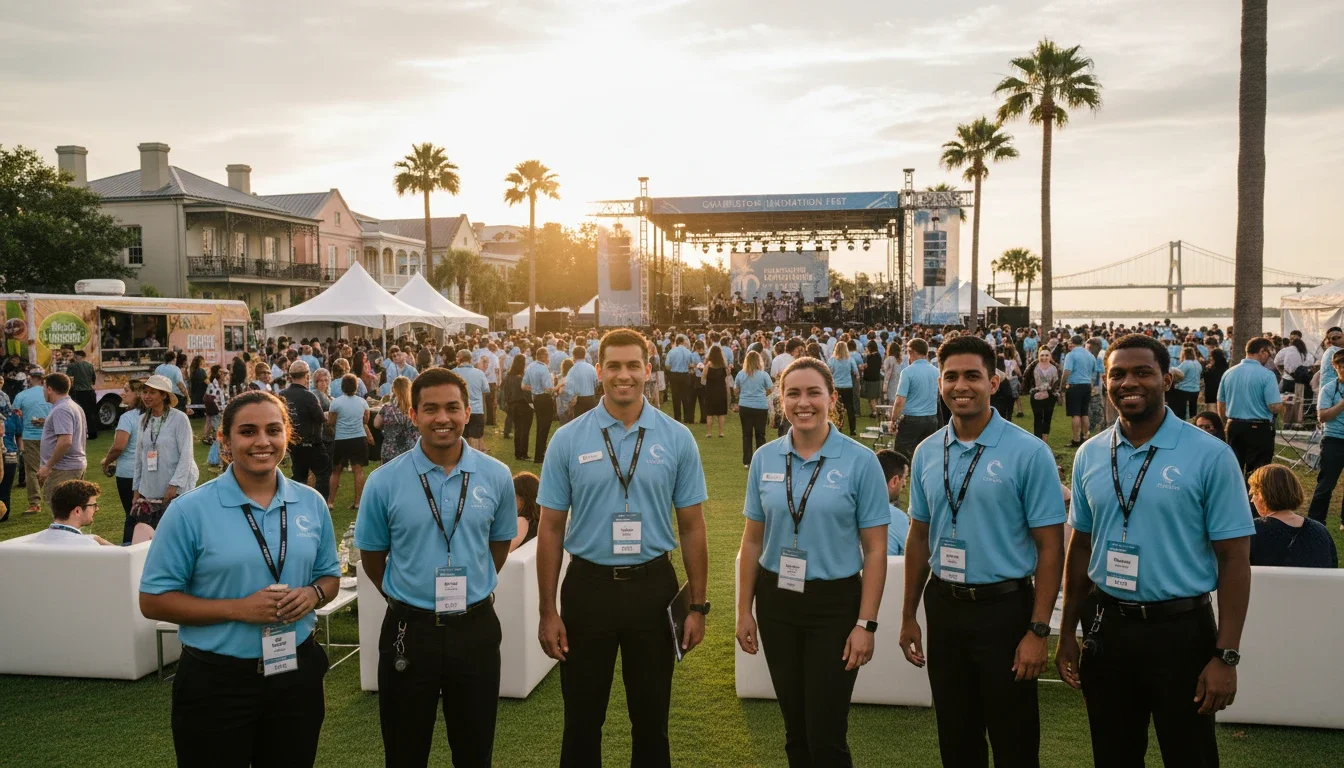 event staffing agencies Charleston SC professional event staff