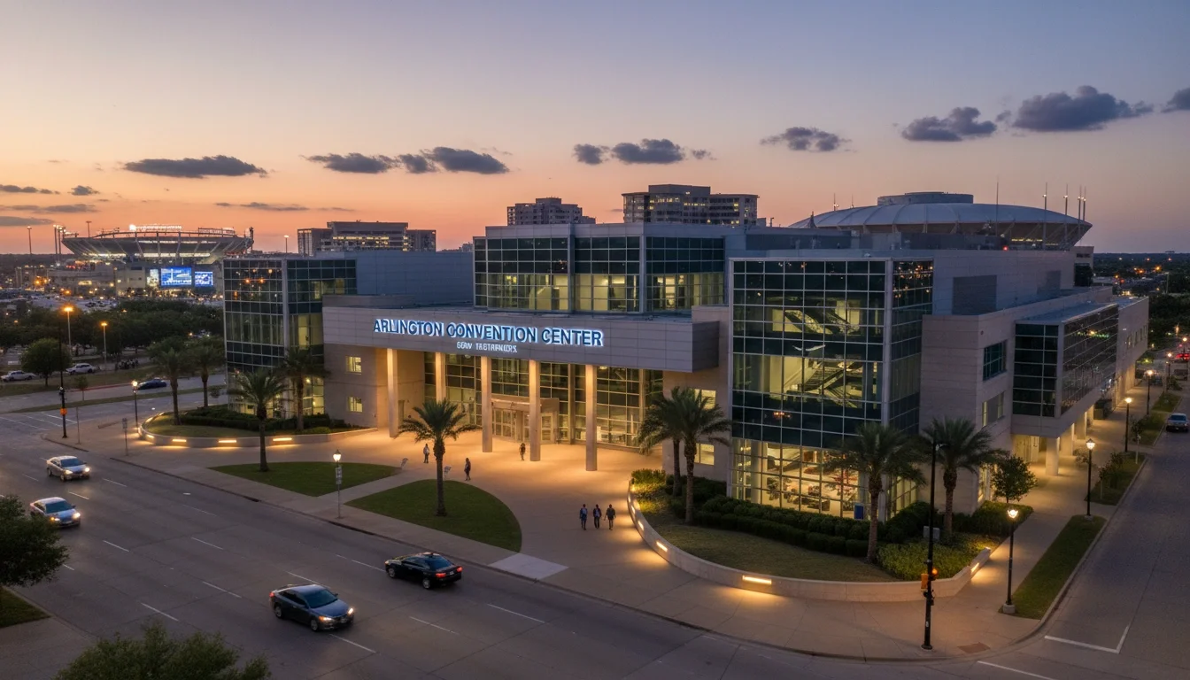 Arlington Convention Center trade show exhibition floor Texas DFW