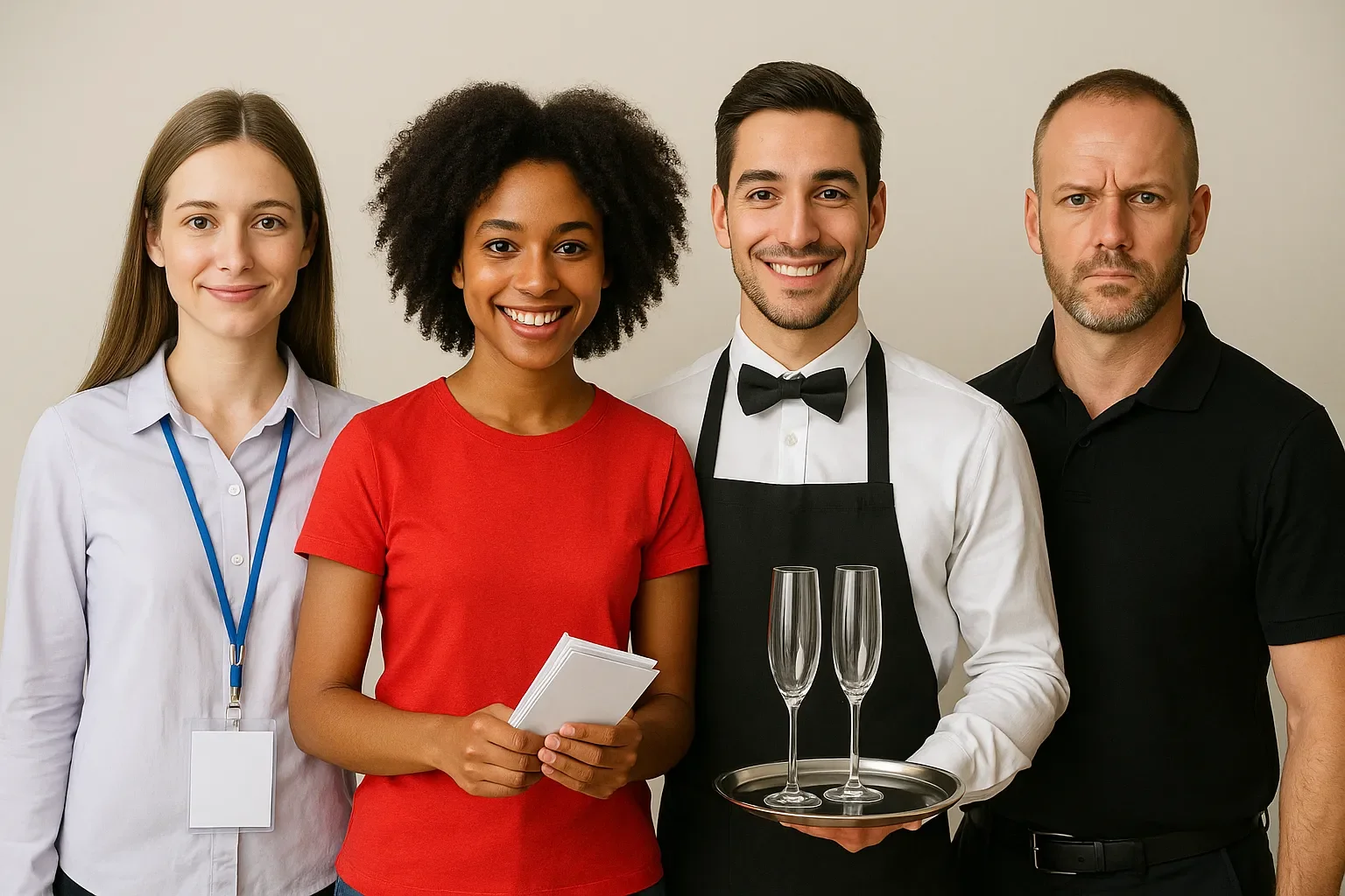 different staff types
