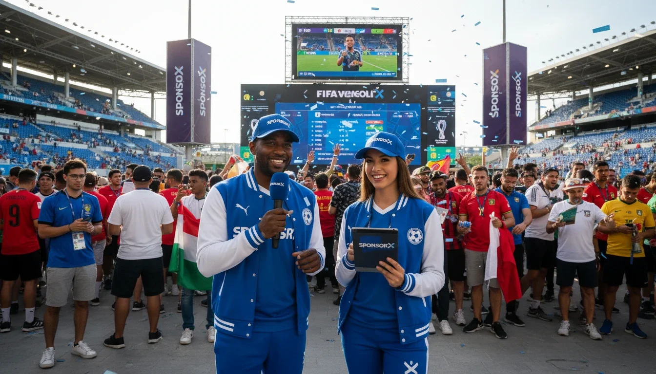 Brand ambassadors at FIFA World Cup sponsor activation