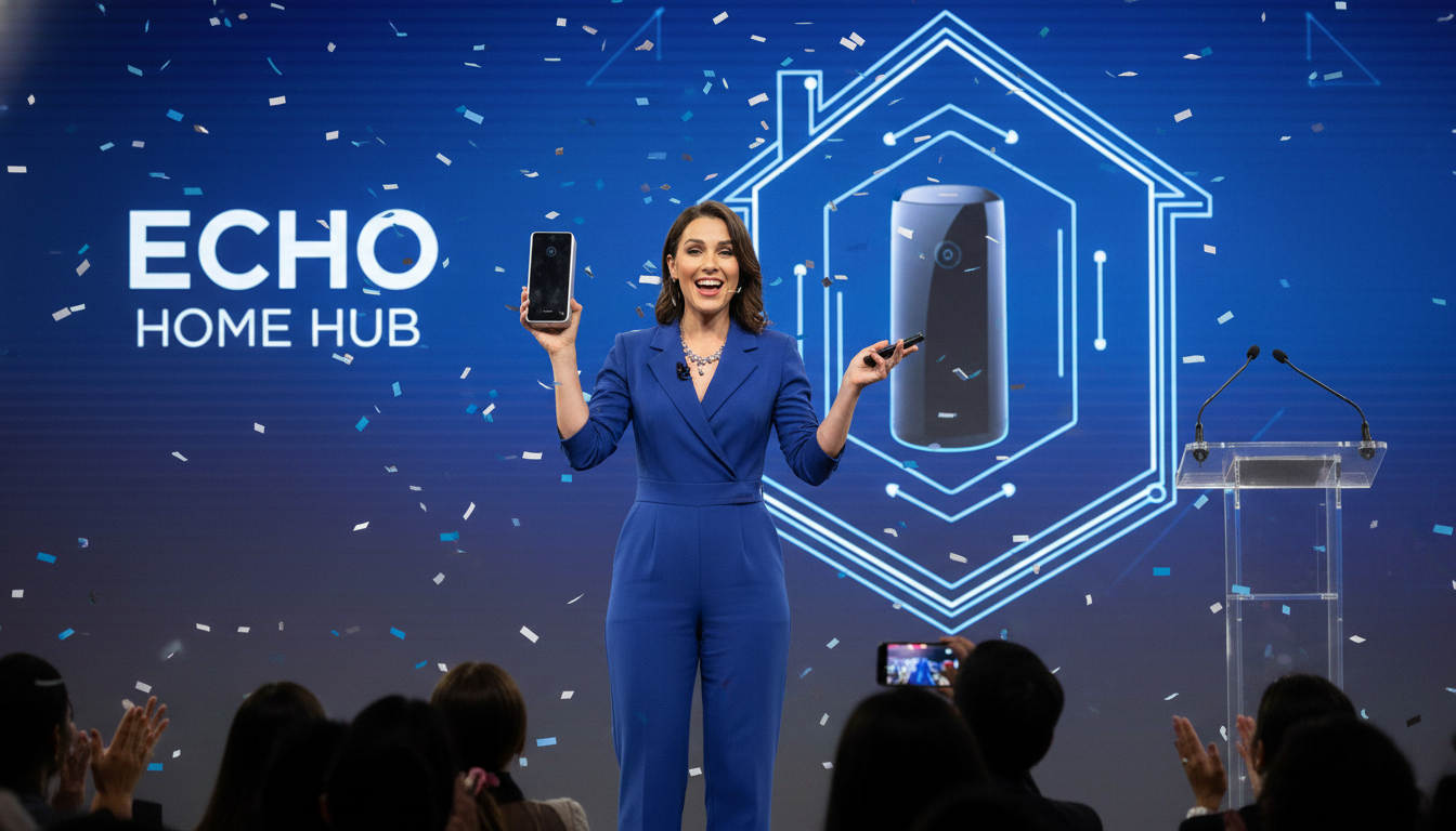 A brand ambassador conducting a product demonstration with confidence and enthusiasm