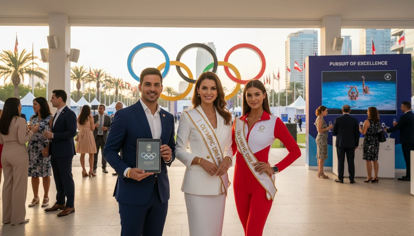 Professional event staff brand ambassadors at large-scale brand activation representing the company at a high-profile event