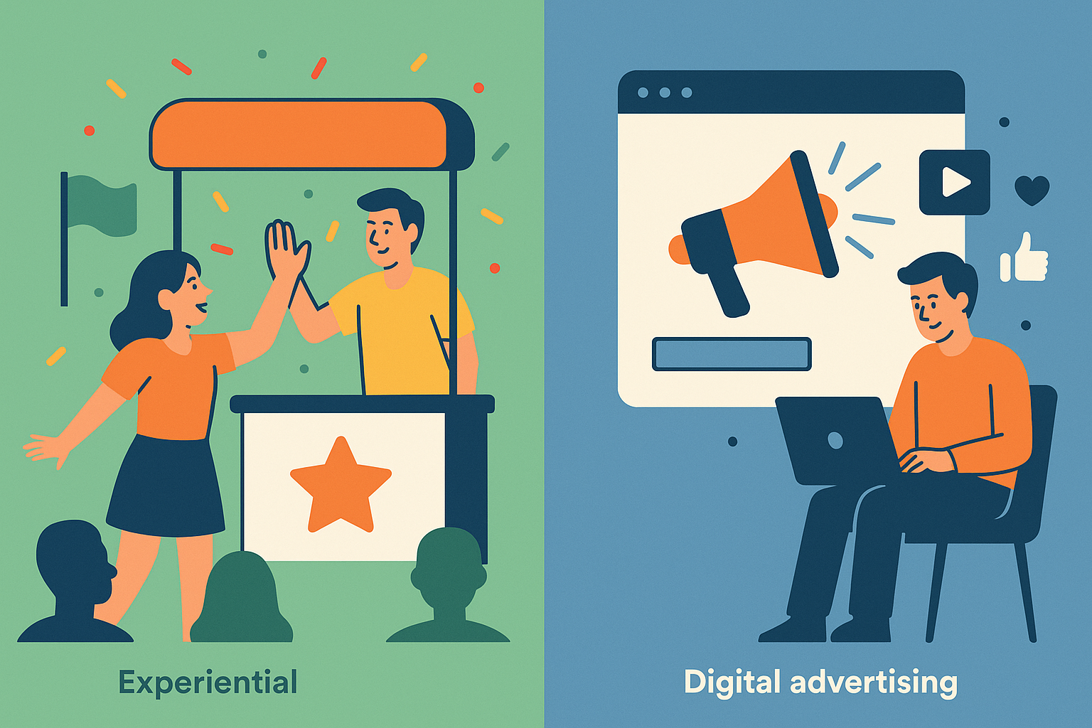 event campaigns vs digital advertising