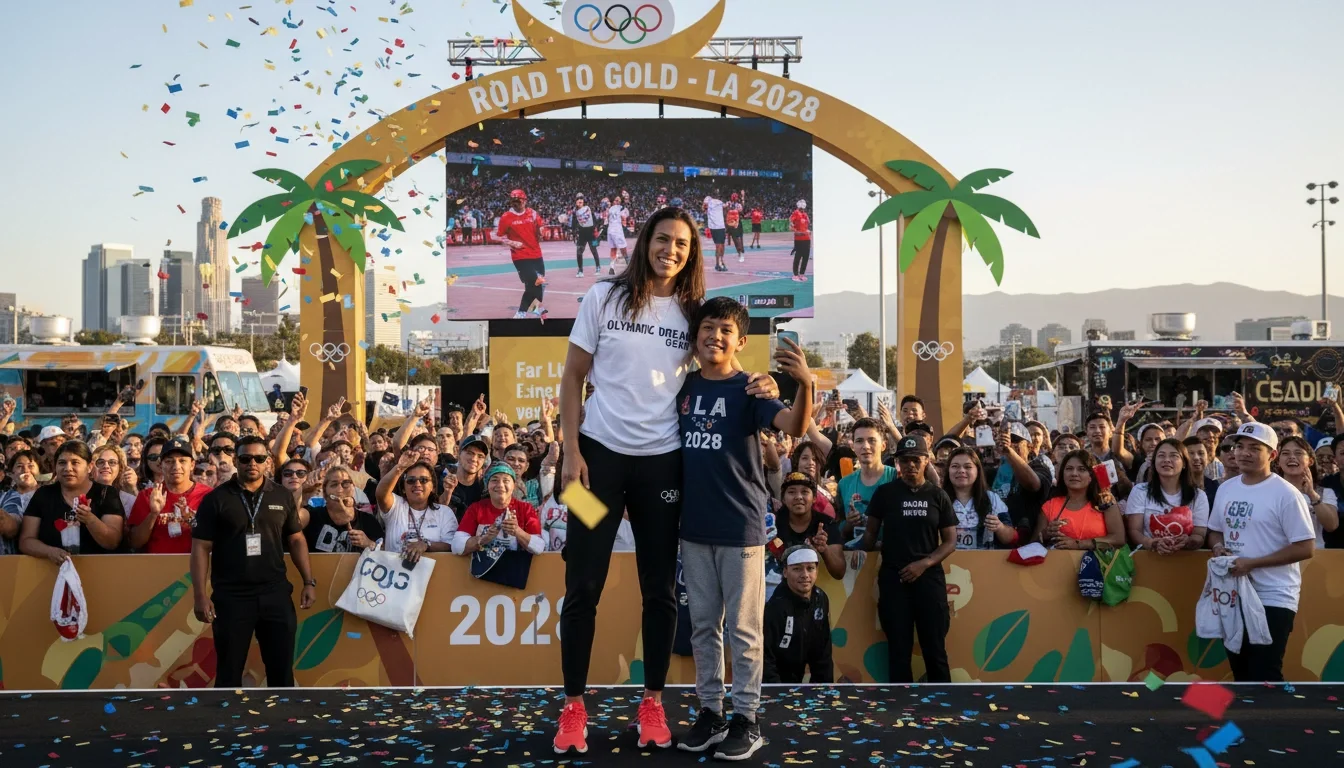 brand ambassador Olympic activation Los Angeles 2028 experiential marketing