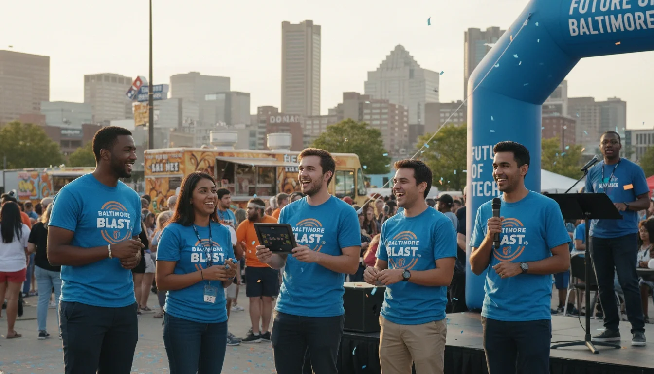 promotional staff working at a Baltimore event activation