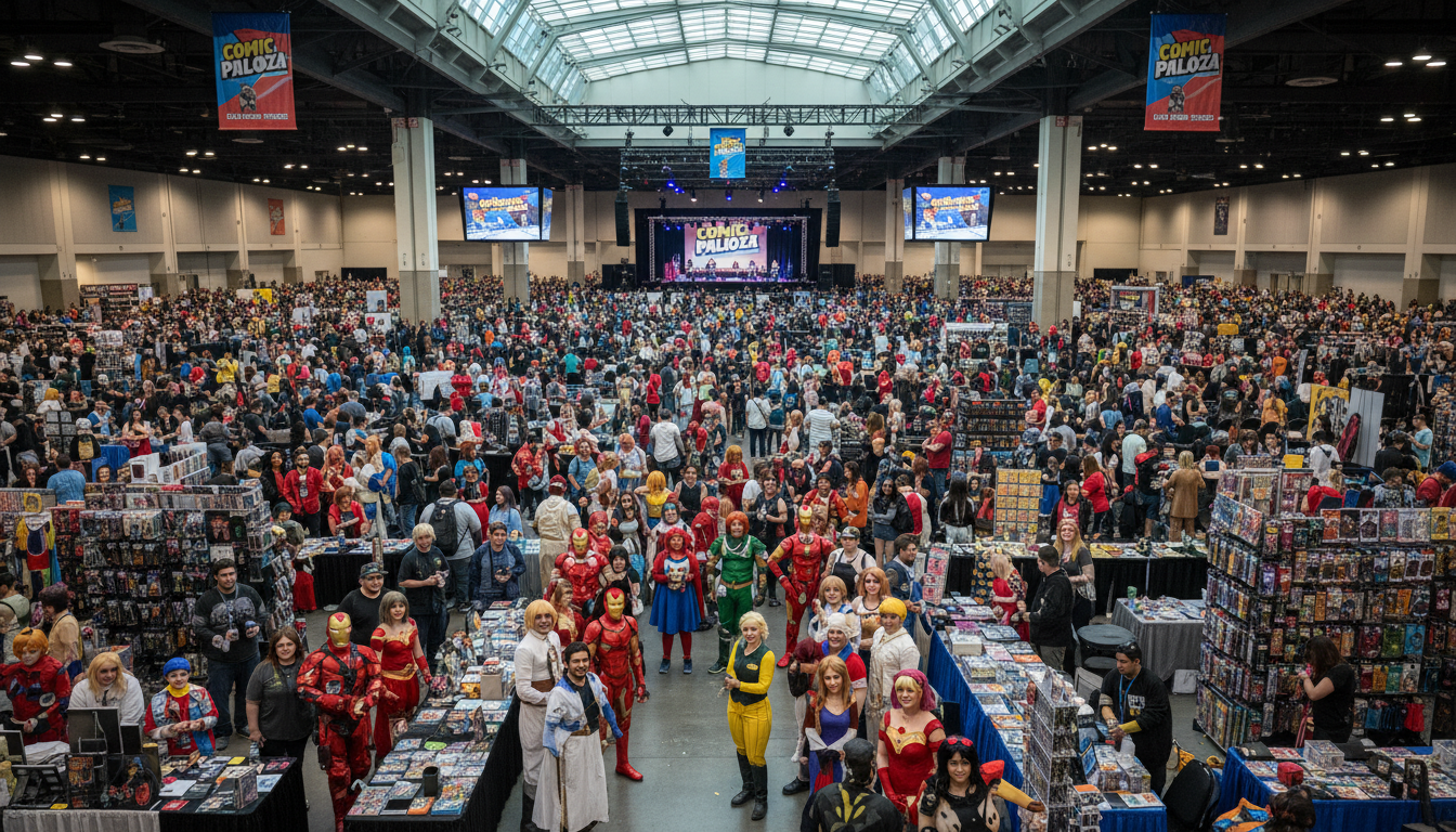 Thousands of cosplayers, fans, and exhibitors fill the George R. Brown Convention Center every year for Comicpalooza
