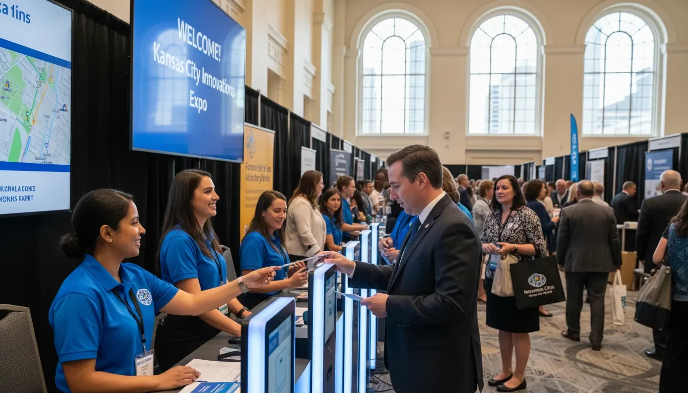Various event staff roles at a Kansas City trade show and corporate event