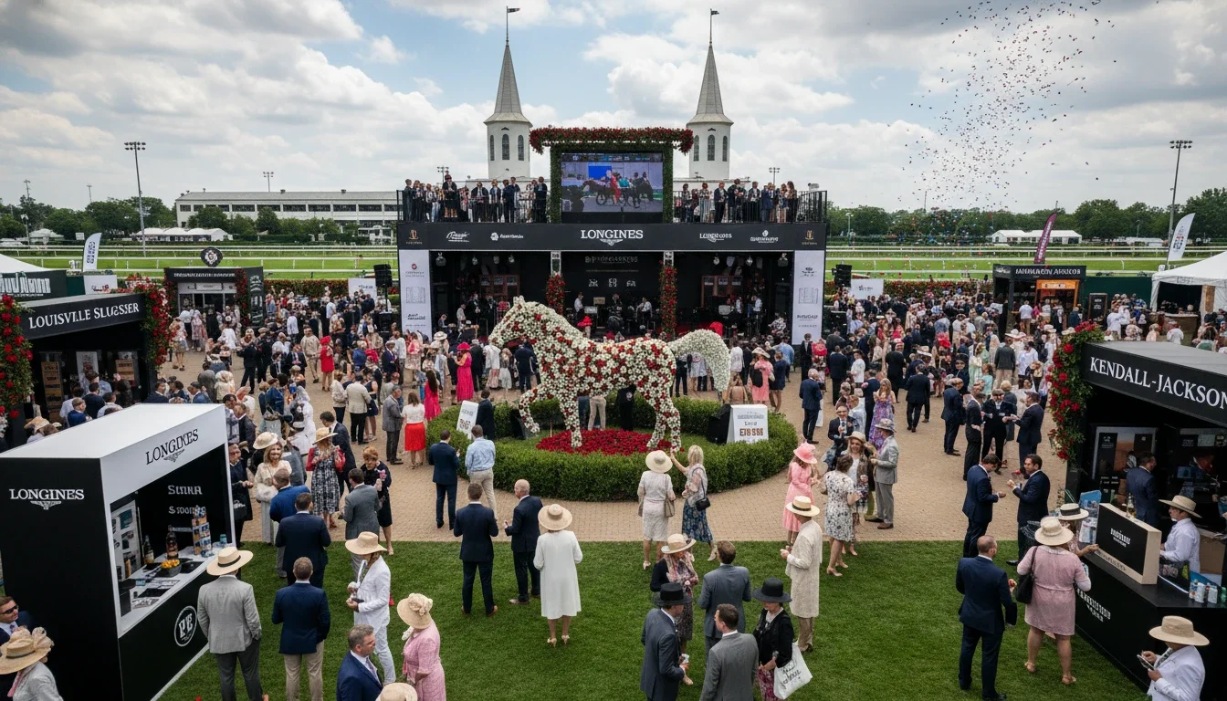 Brand activations at Churchill Downs during Kentucky Derby Week engage hundreds of thousands of attendees across multiple race days