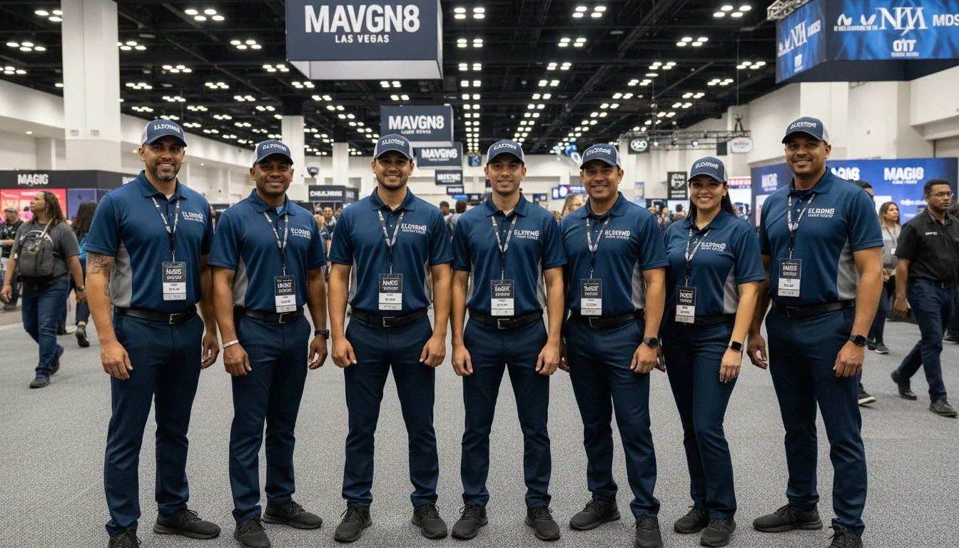 Eleven8 Event Staff team members ready to represent your brand at MAGIC Las Vegas and major conventions