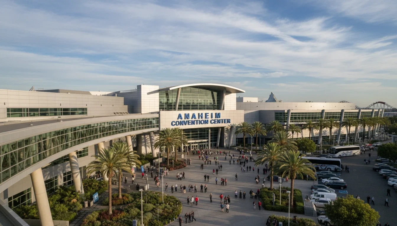 Anaheim Convention Center exterior event venue Southern California