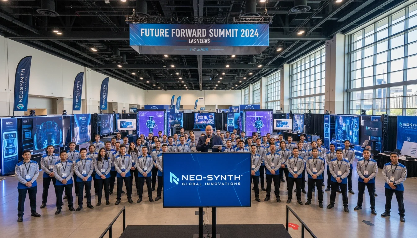 Local Las Vegas event staff briefed and ready to represent a brand at a major convention center activation
