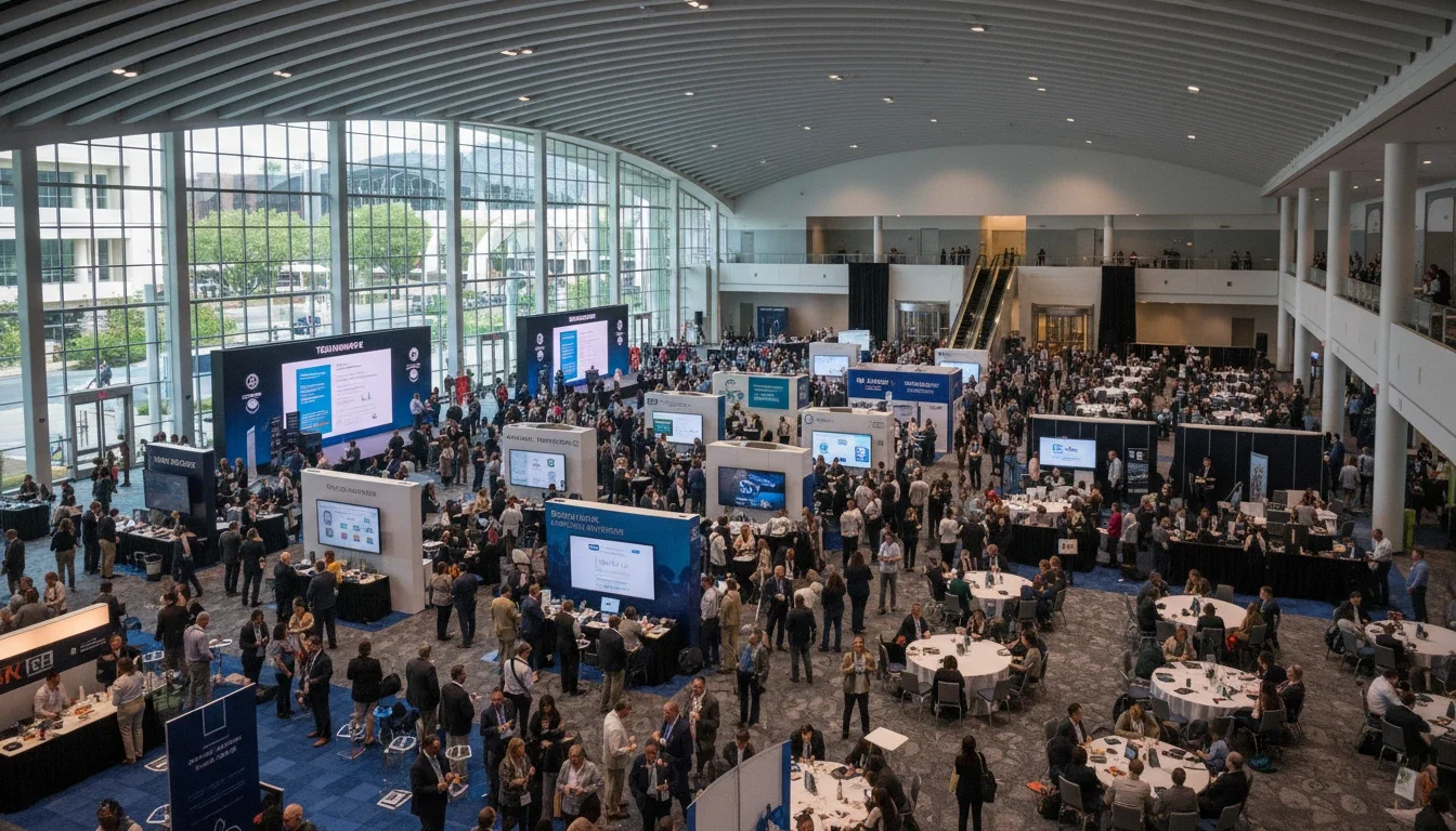 Henry B. González Convention Center interior during a large corporate conference