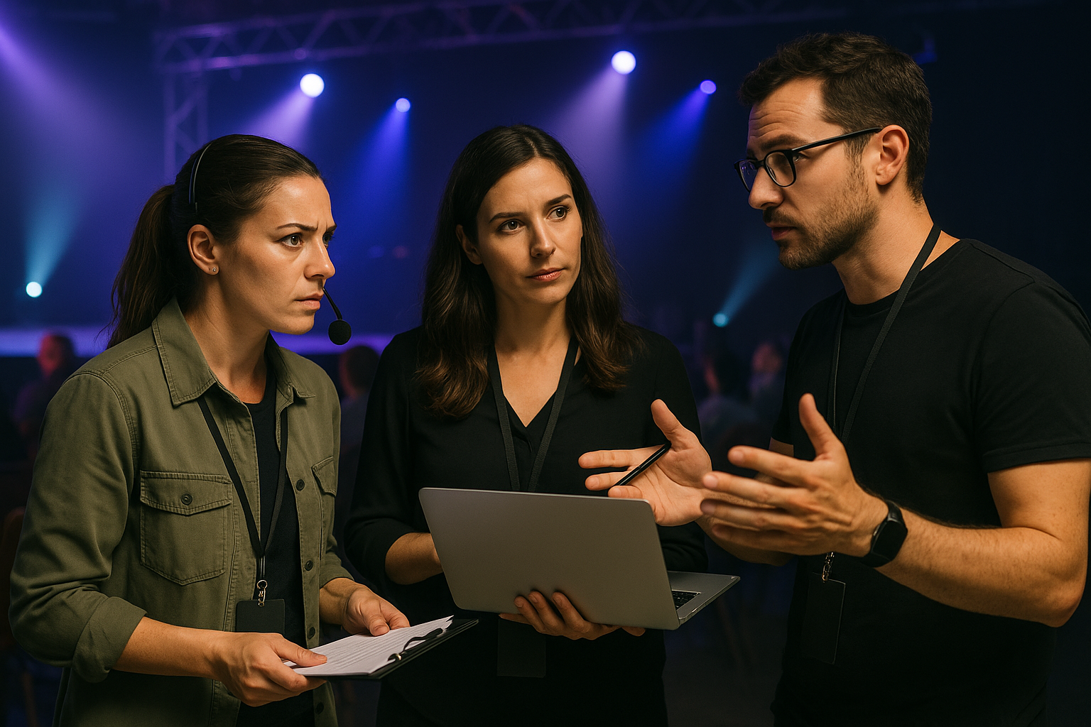 bts of event coverage