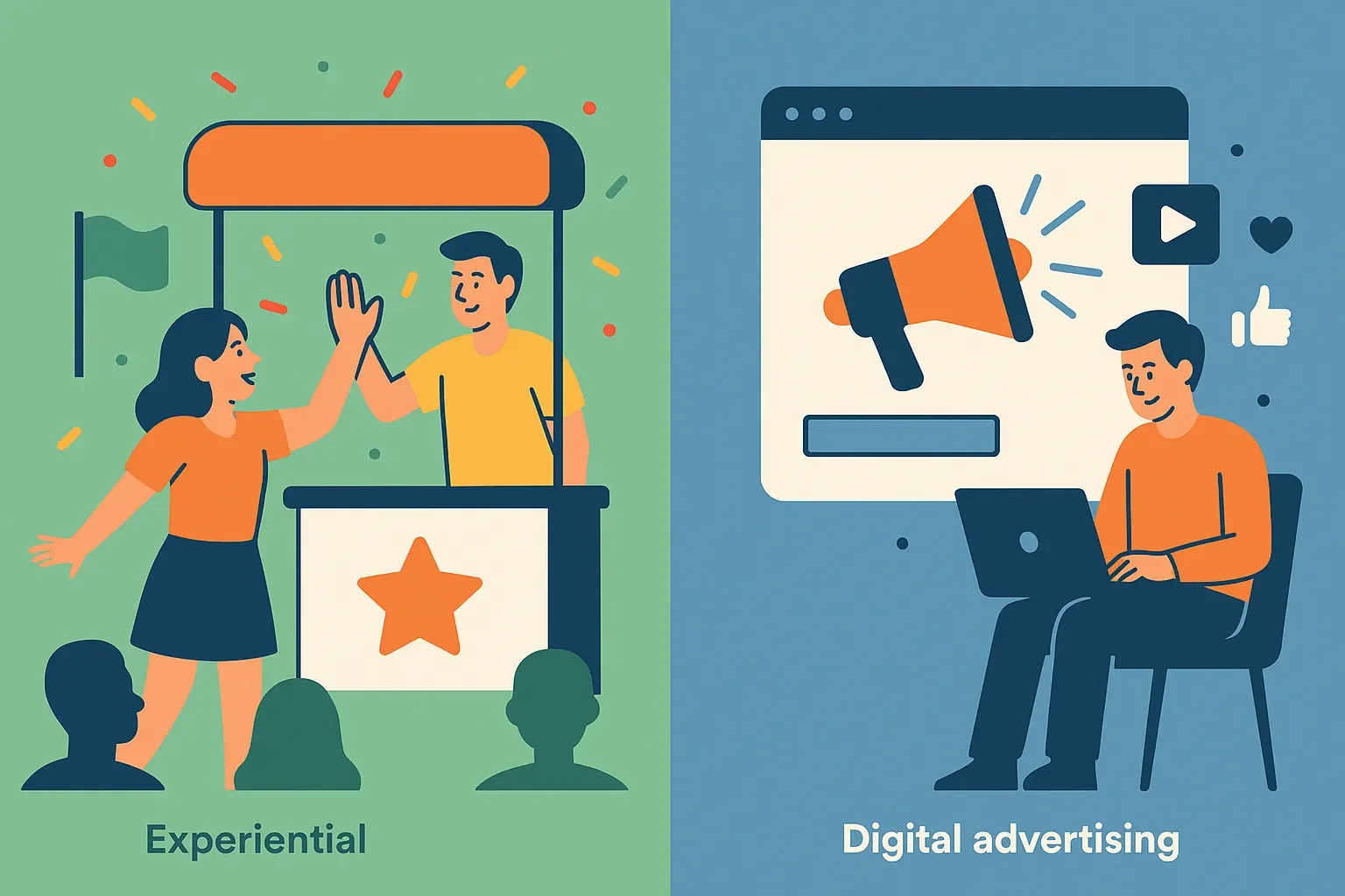 event campaigns vs digital advertising
