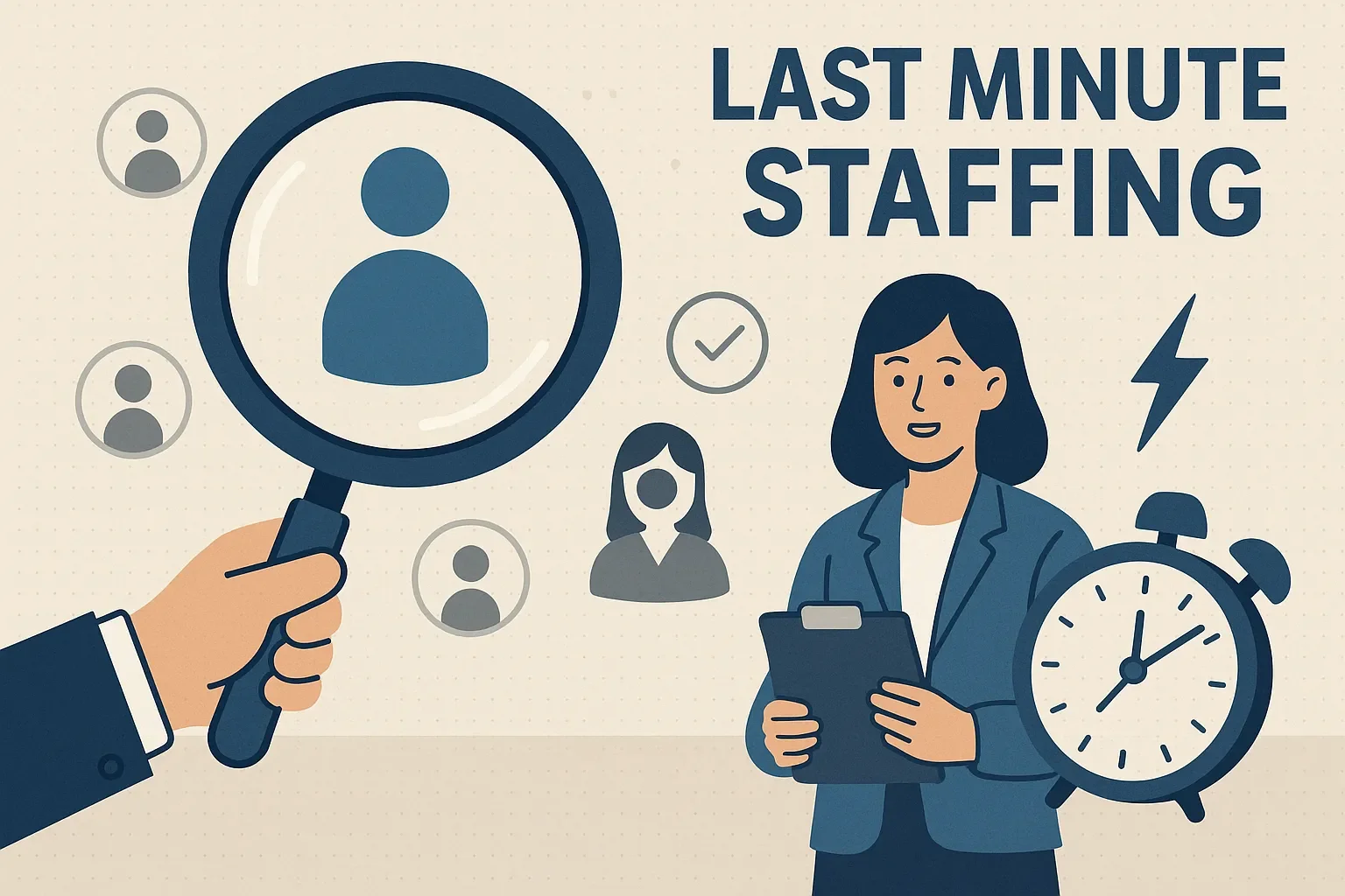 last minute staffing