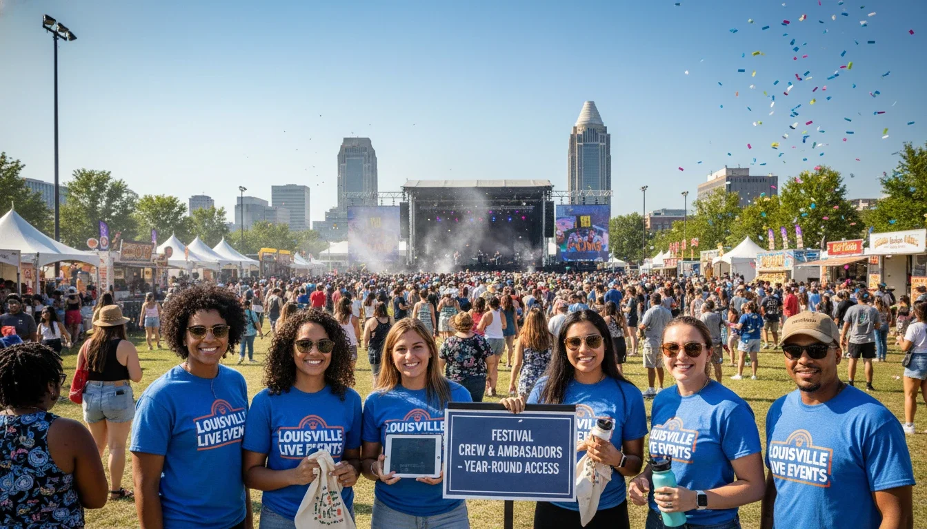 Louisville's vibrant event scene creates year-round opportunities for festival staff and brand ambassadors alike