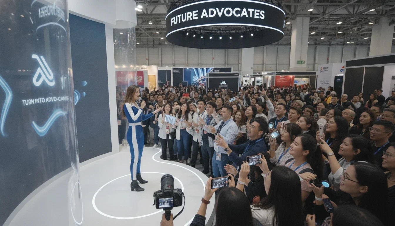 Trained brand ambassadors turn casual fair‑goers into brand advocates — and give influencers something worth filming