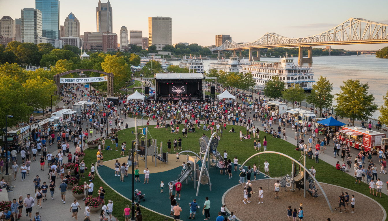 Waterfront Park Louisville — one of the top high-footfall activation zones in Derby City