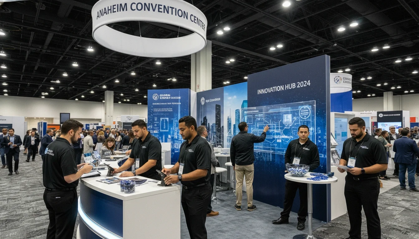 event staff cost Anaheim Convention Center trade show staffing