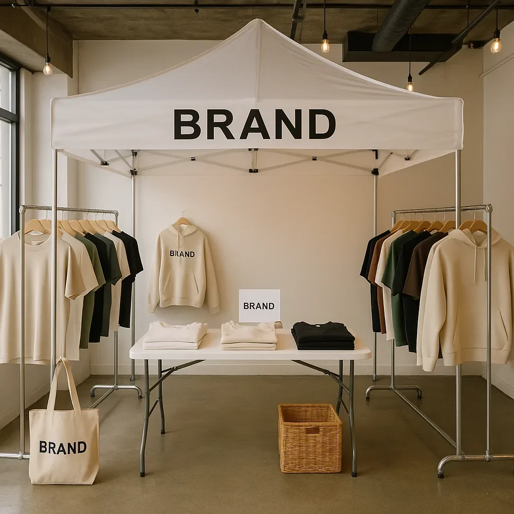 clothing brand pop up