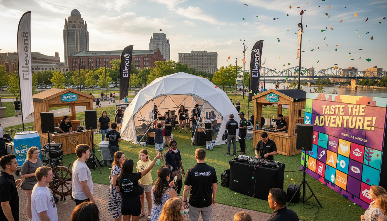 Eleven8 event staff bringing brand activations to life across Louisville and nationwide