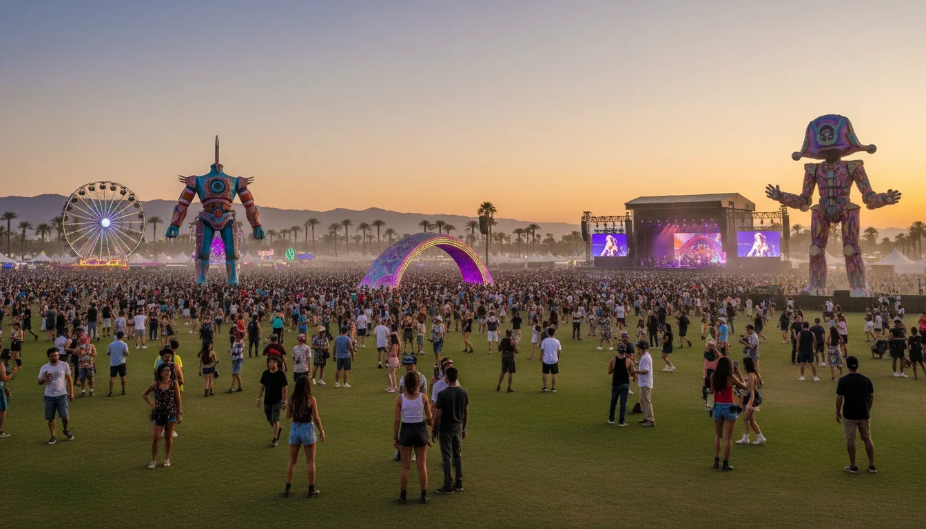 The Empire Polo Club hosts Coachella across two back-to-back April weekends