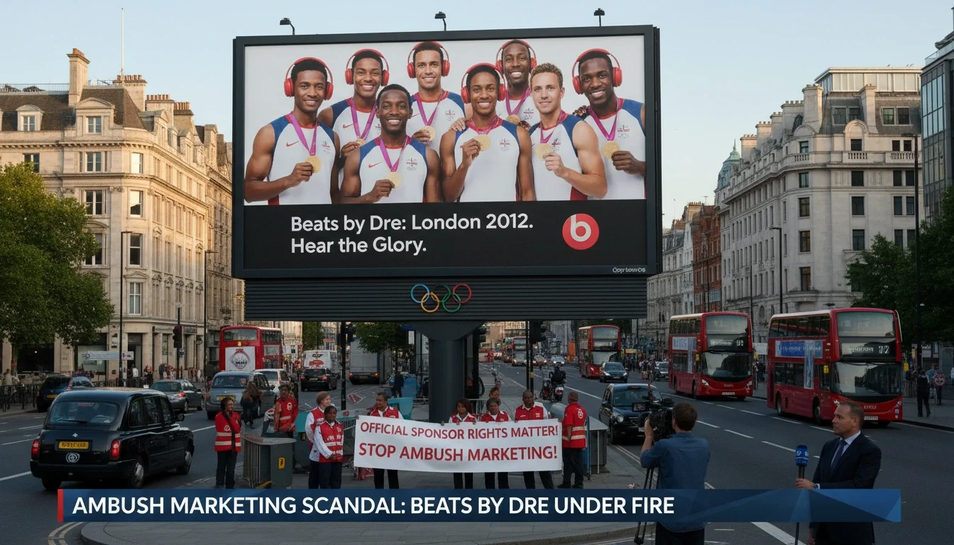 Beats by Dre ambush marketing London 2012 Olympics athletes headphones