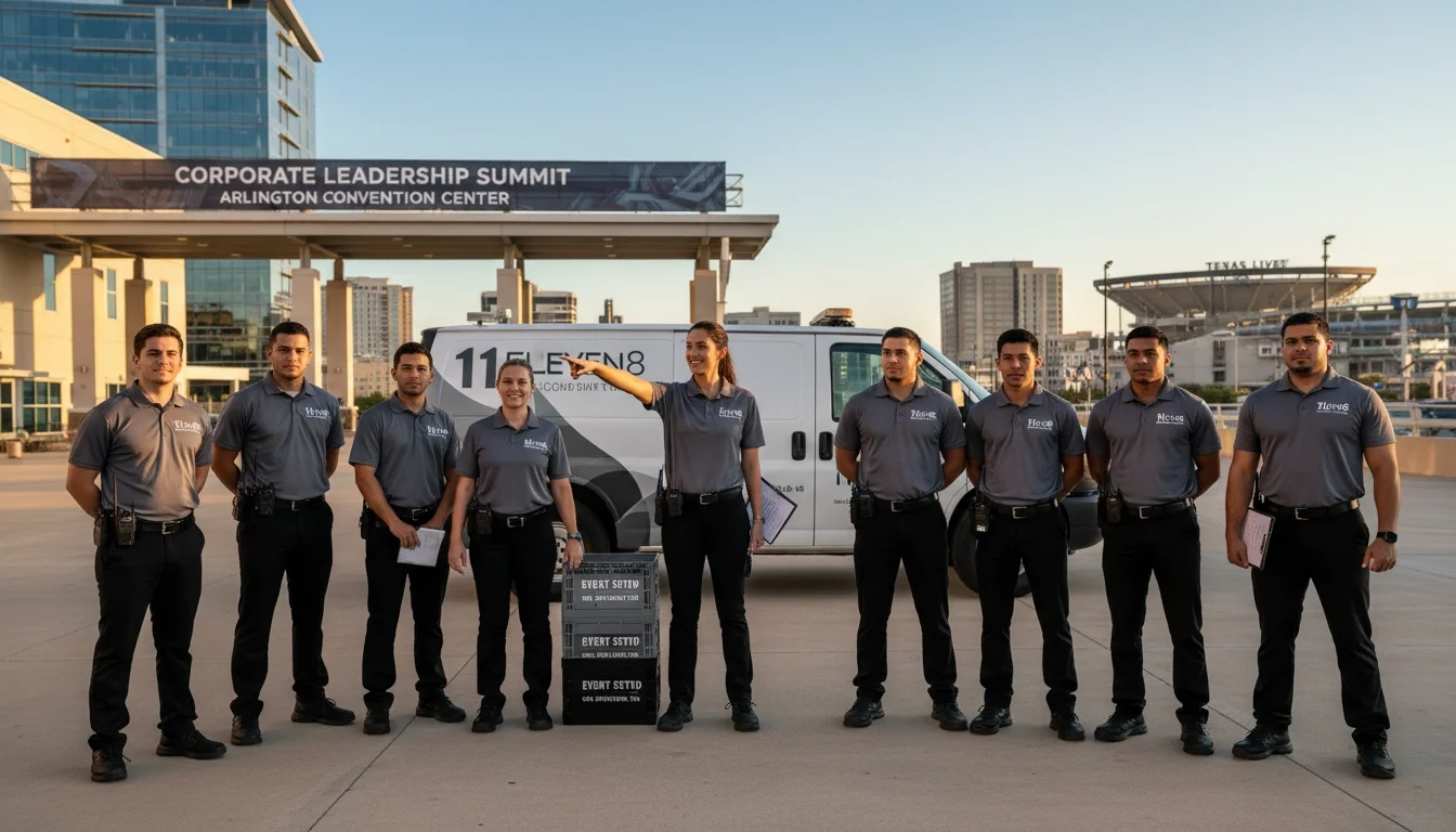 professional event staffing team Arlington Texas corporate event