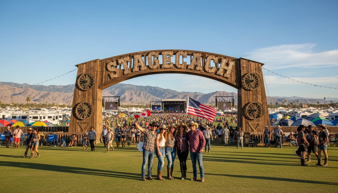 Stagecoach brings country music fans from across North America to the Empire Polo Club