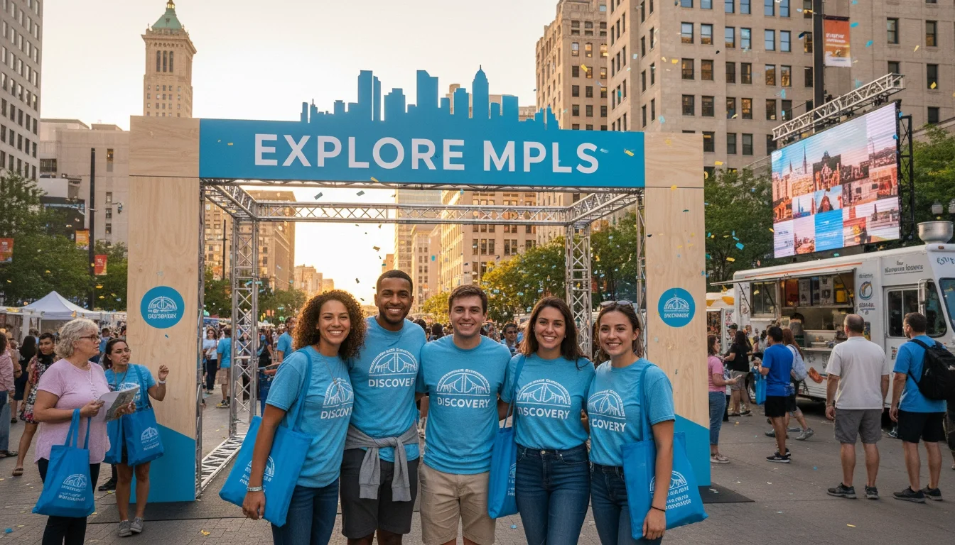 Brand ambassador staff at a Minneapolis event activation