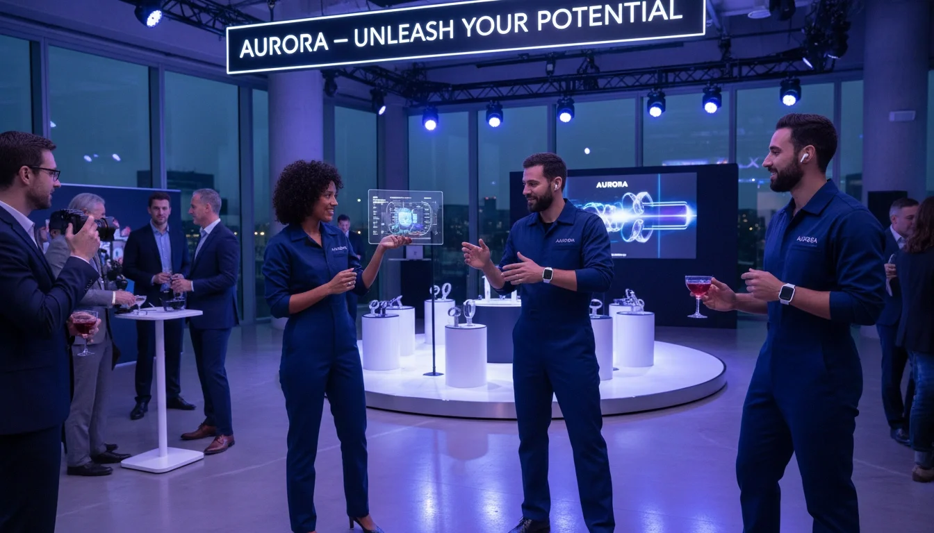 Professional brand ambassadors working at a product launch event for a national brand