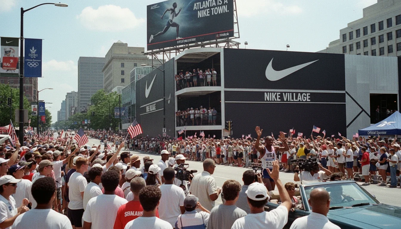 ambush marketing history Nike Atlanta 1996 Olympics