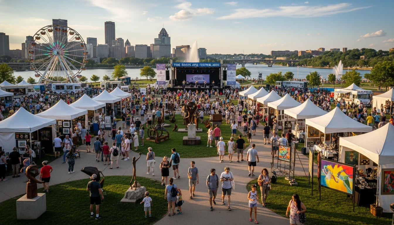Pittsburgh's summer festival season kicks off in June with the Three Rivers Arts Festival at Arts Landing