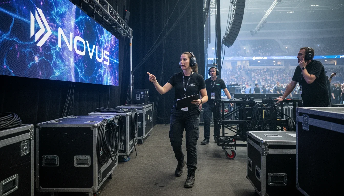 event production assistant headset coordinating backstage brand activation