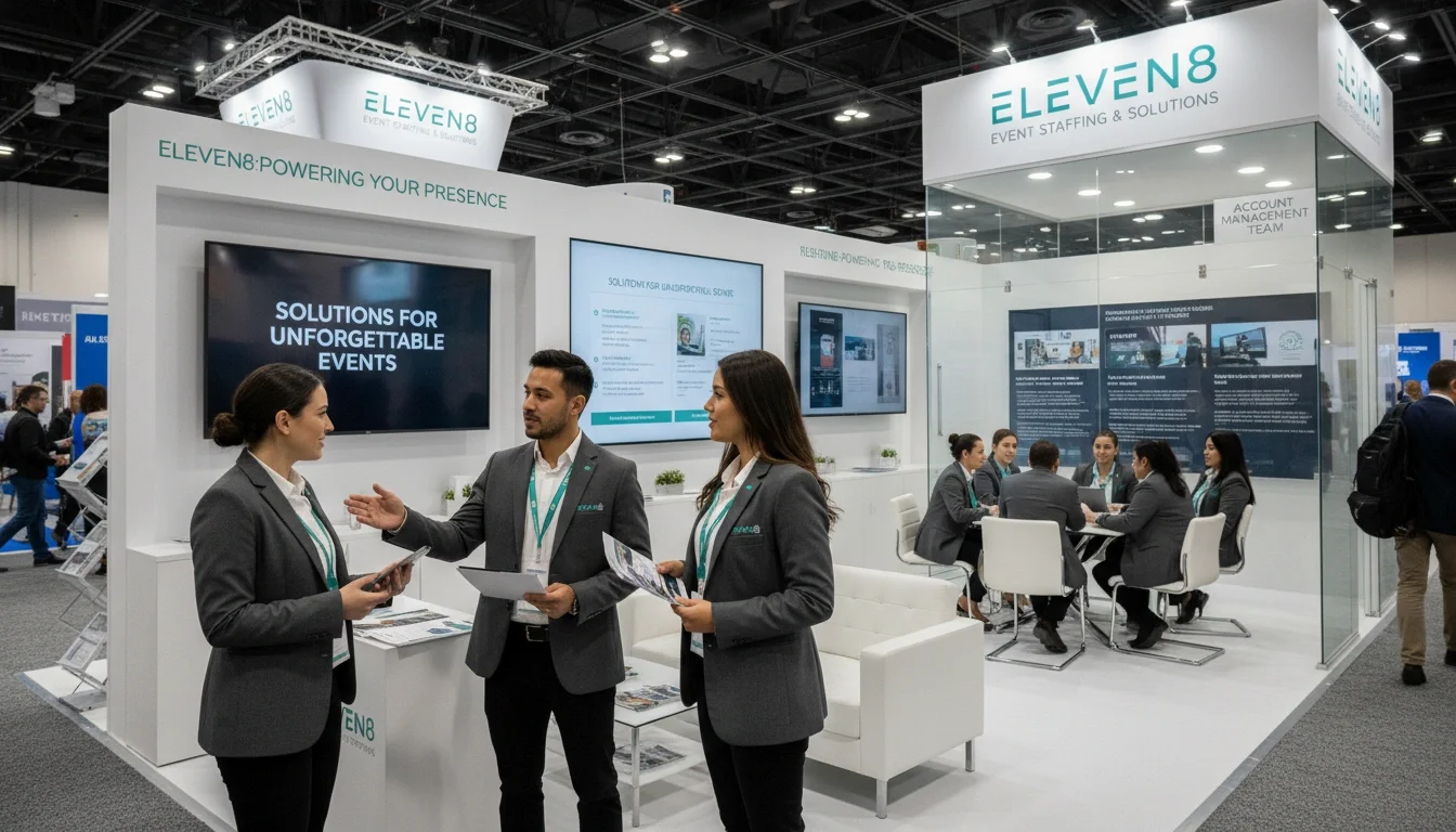 Eleven8 event staff trade show team Arlington Texas DFW