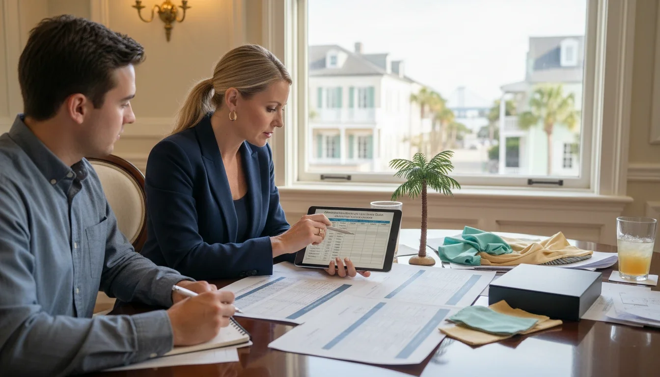 event planner planning staff for Charleston SC corporate event