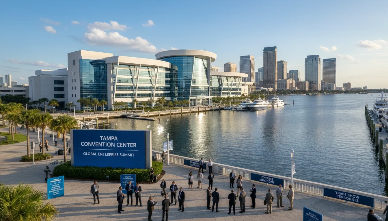 Tampa Convention Center, a major venue for corporate and trade show staffing