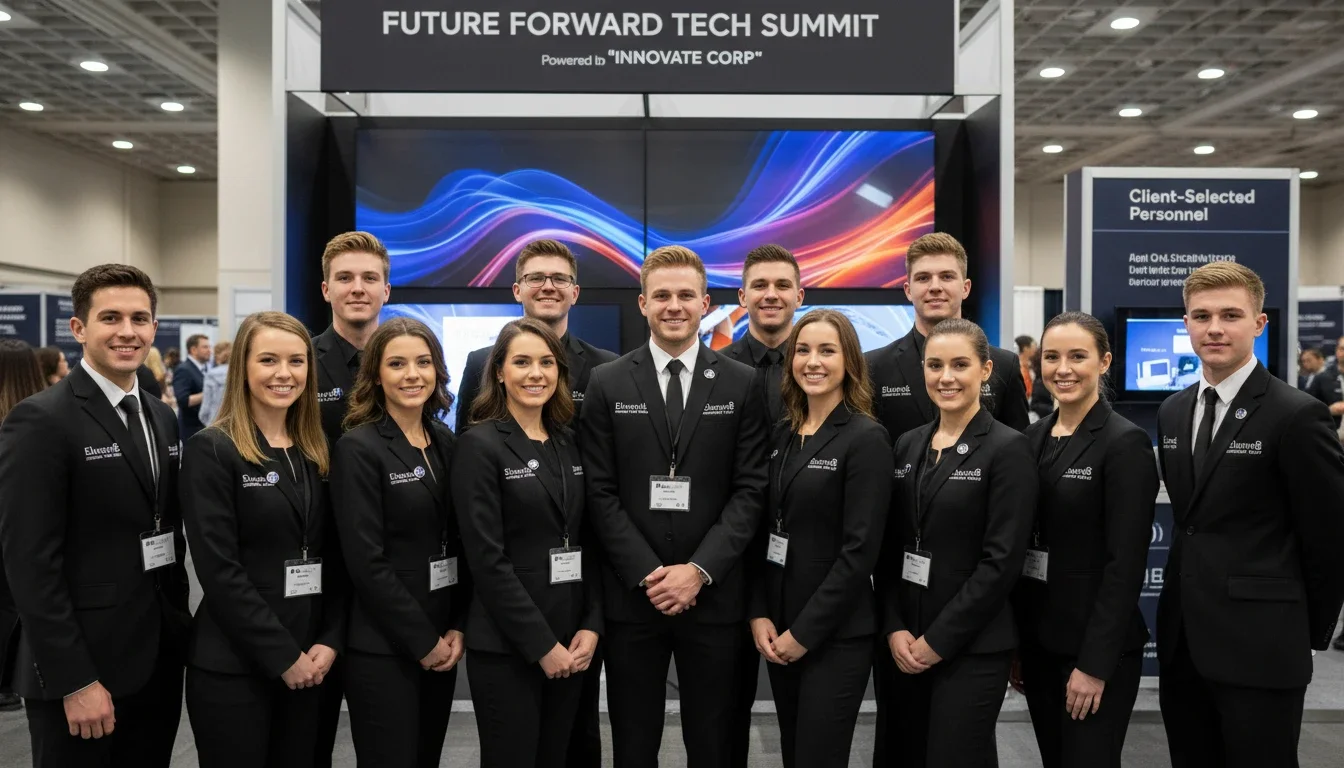 Eleven8 event staff team at brand activation event Baltimore