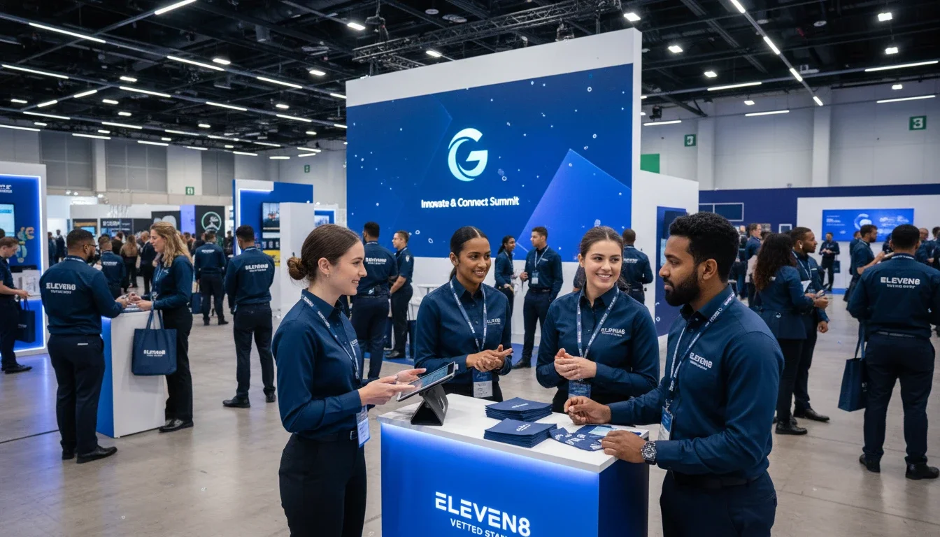 Eleven8's vetted event staff deployed at a major corporate brand activation