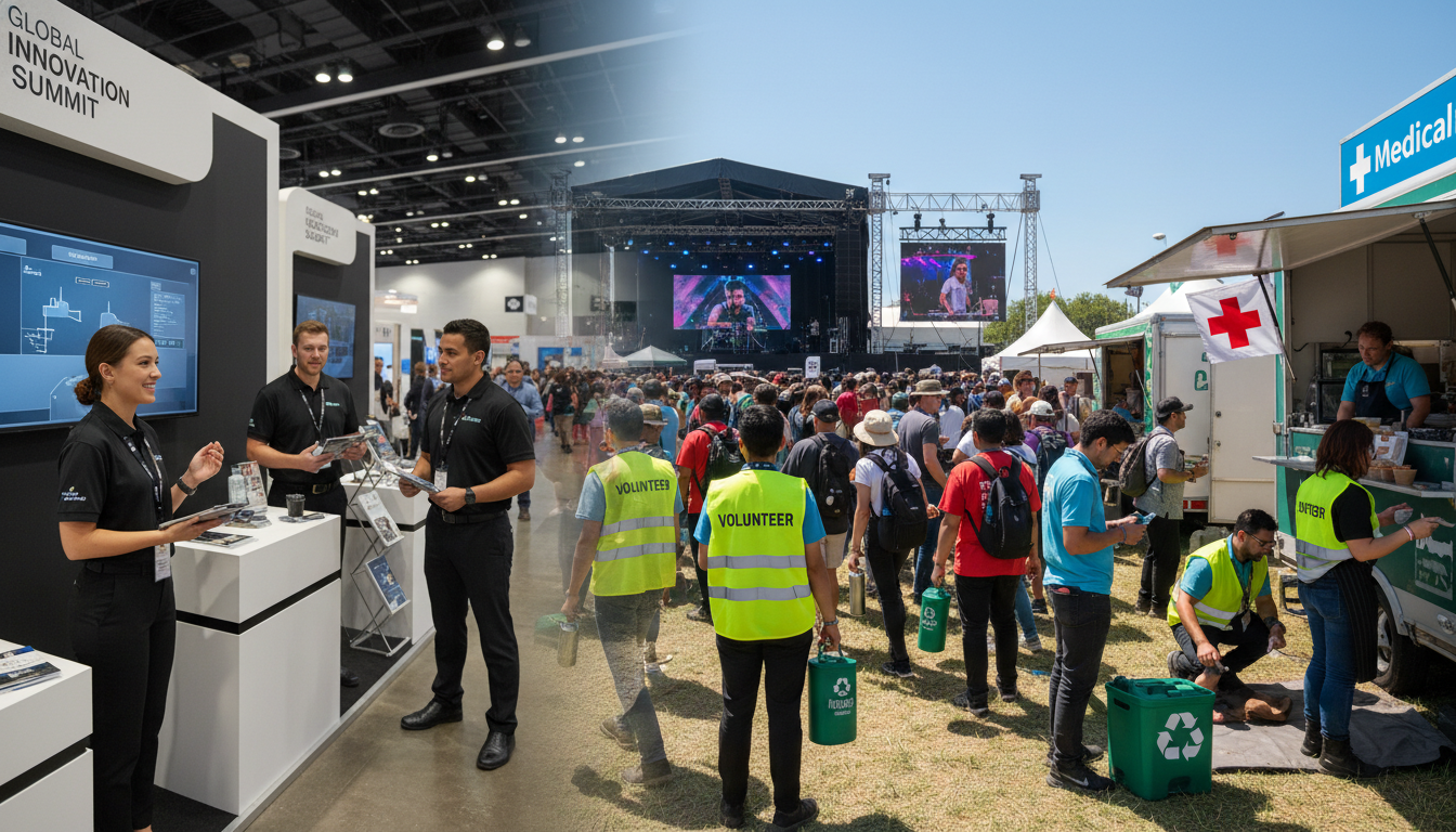 Festival and Trade Event Staff