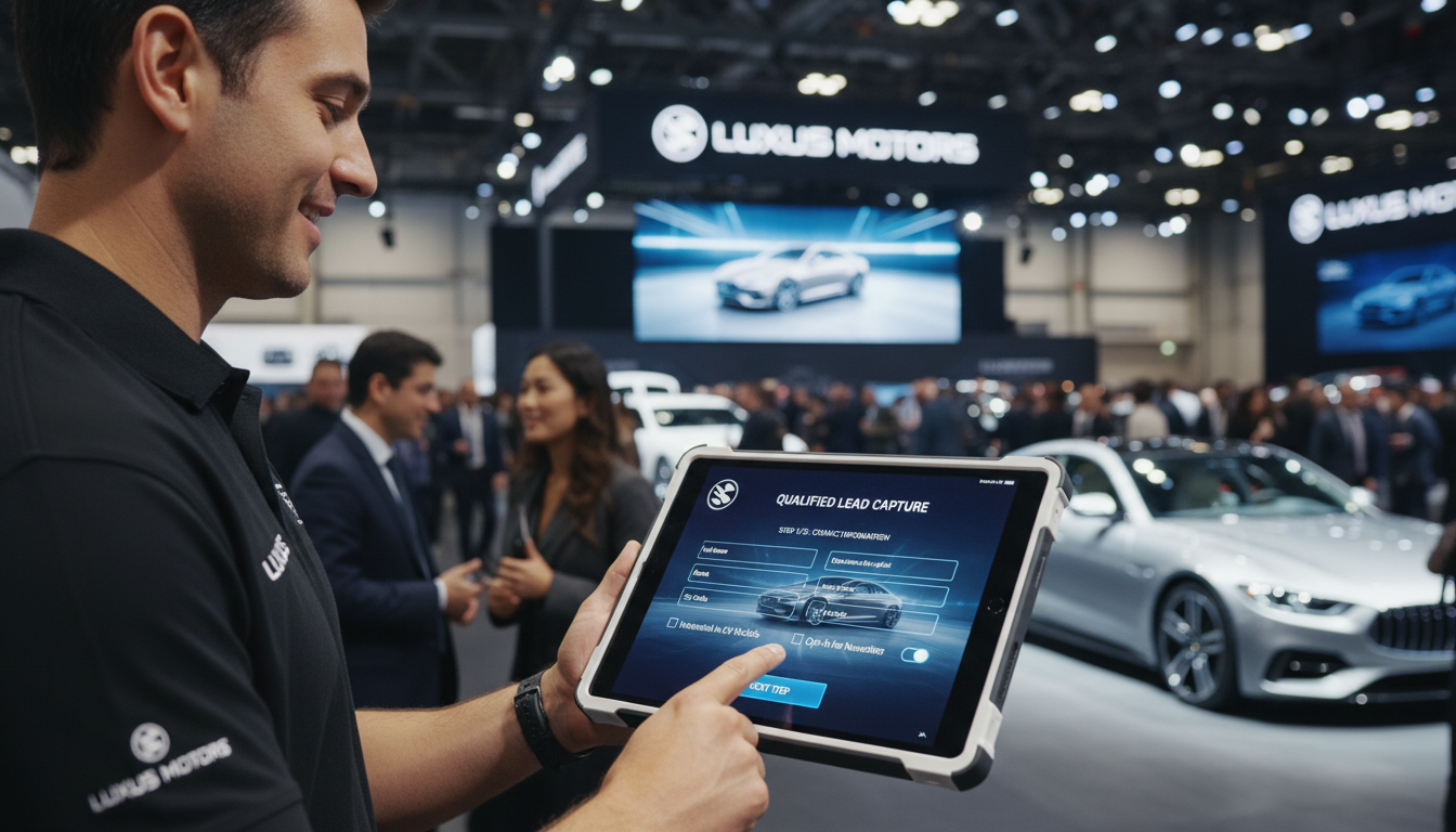 Digital lead capture tools help brands convert auto show floor traffic into qualified consumer pipeline